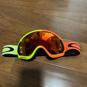 Oakley brand ski goggles